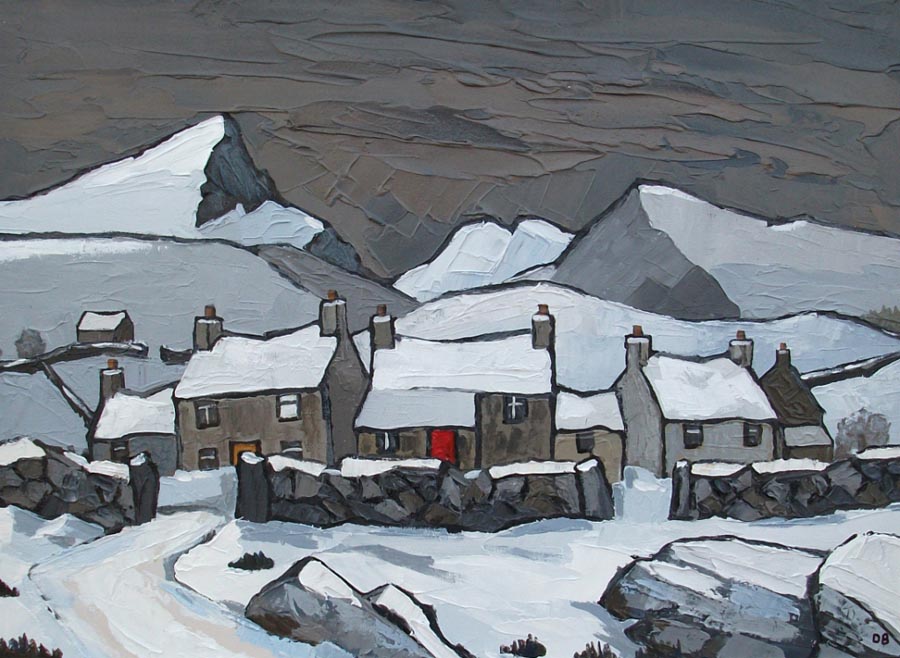 David Barnes Snow On The Welsh Hills
